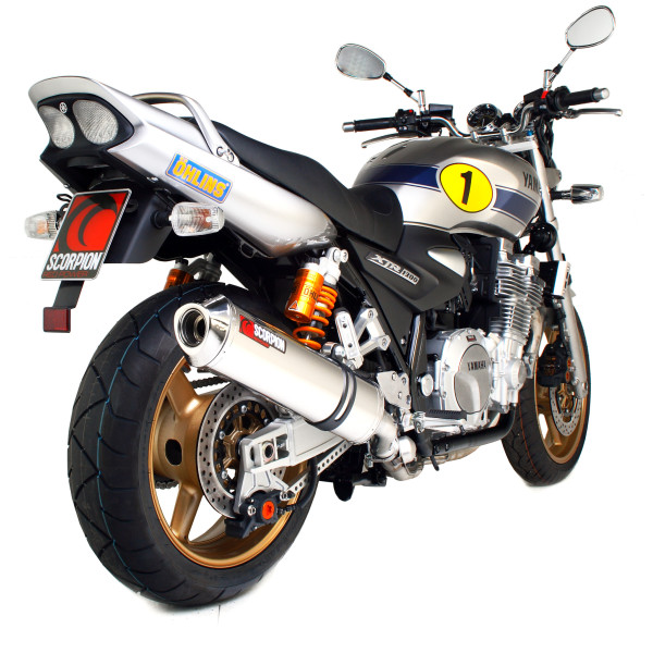 Scorpion Exhaust Yamaha XJR1300 2007 - 2016 Factory Oval Slip-on Polished Stainless Steel Sleeve